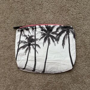 Palm Tree Print Pouch